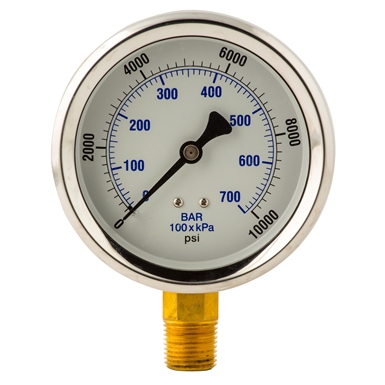 BVA Hydraulics Dry Hydraulic Pressure Gauges GD4012