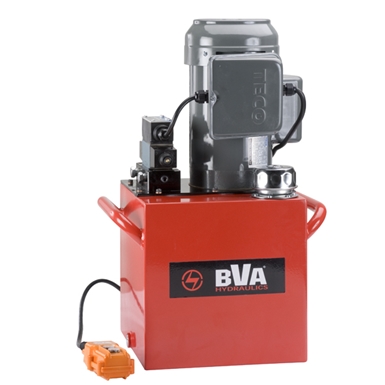 BVA Hydraulics Electric Pumps with Locking Solenoid Valve for Single Acting Cylinders PE50S3L05A