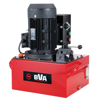 BVA Hydraulics Electric Pumps with 3 Phase Electric Motor for Single Acting Cylinders PE60M3N06G